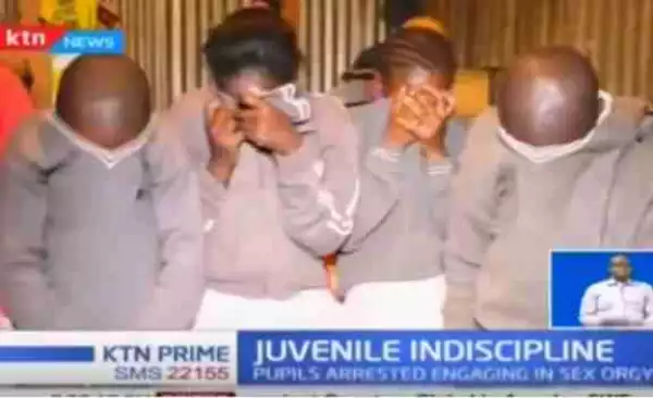 10 Kenyan Primary School Students Caught Engaging In Group Sex, Arrested (Photos, Video)